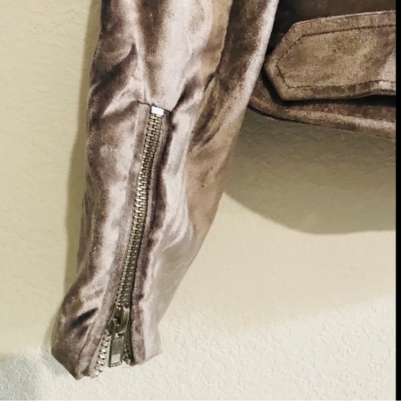 ⭐️🌟Walter Baker Velvet light Purple Motto Jacket Sz L - Picture 9 of 11